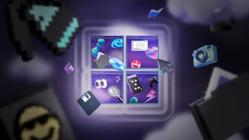 Microsoft Windows 50th Anniversary Wallpaper