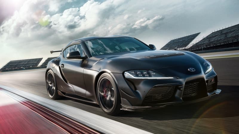 Toyota GR Supra A90 Race track Wallpaper