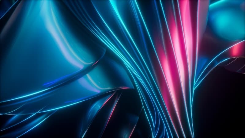 Futuristic Blue abstract Wallpaper