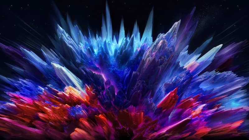 Explosion Color burst Wallpaper