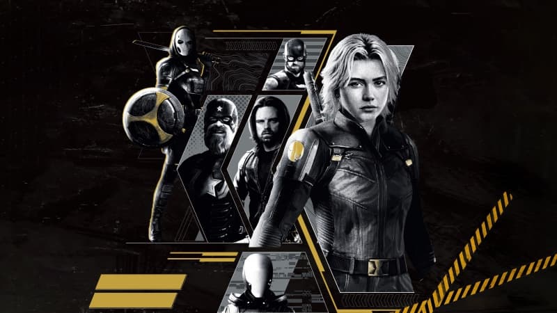 Thunderbolts Monochrome Wallpaper