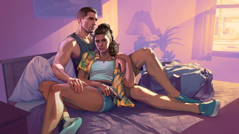 Jason & Lucia Caminos GTA 6 Wallpaper