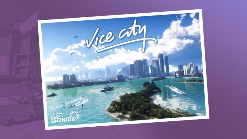 Vice City Postcard Wallpaper