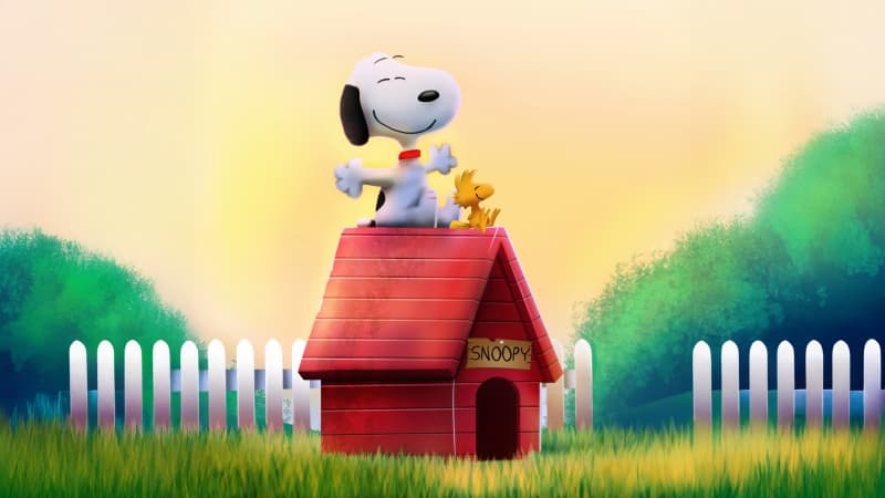 Snoopy & Woodstock Best friends Wallpaper