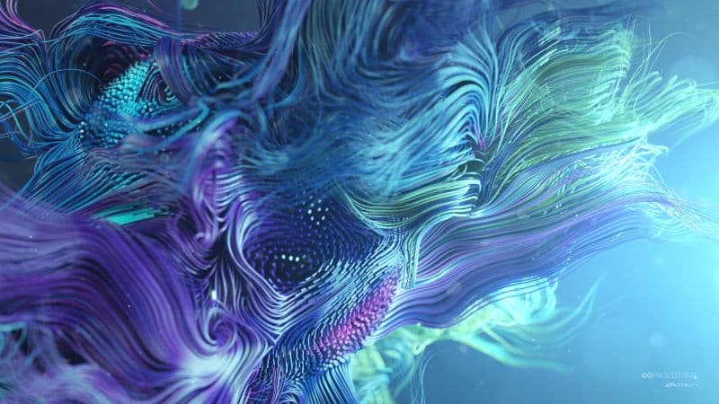 Strands Pattern Wallpaper