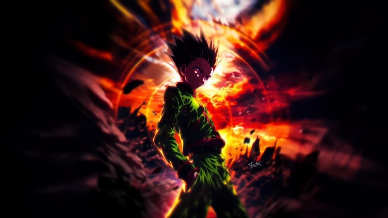 Gon Freecss Intense Wallpaper