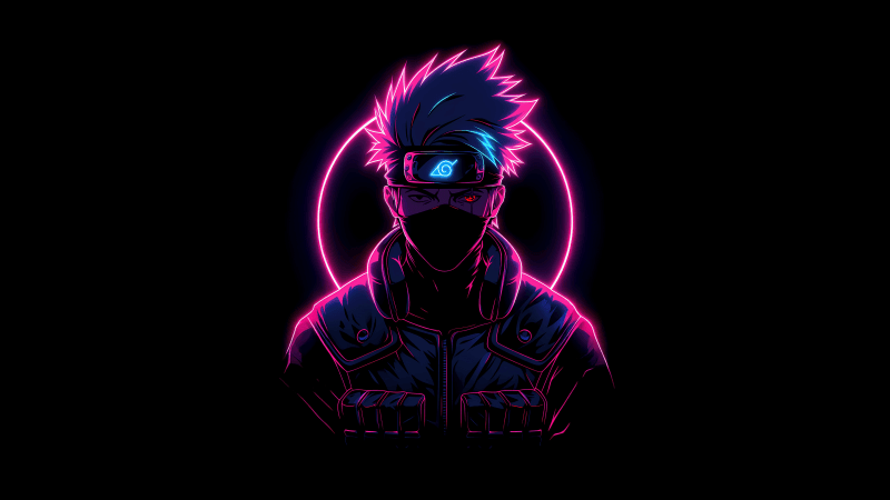 Kakashi Hatake Pink aesthetic Wallpaper