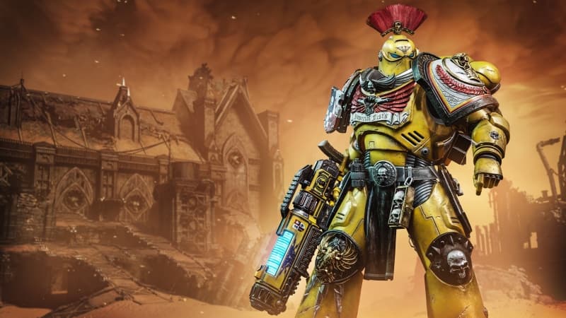 Warhammer 40K Space Marine 2 Imperial Fists Wallpaper