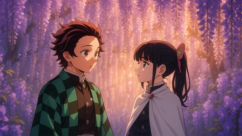 Tanjiro Kamado Kanao Tsuyuri Wallpaper