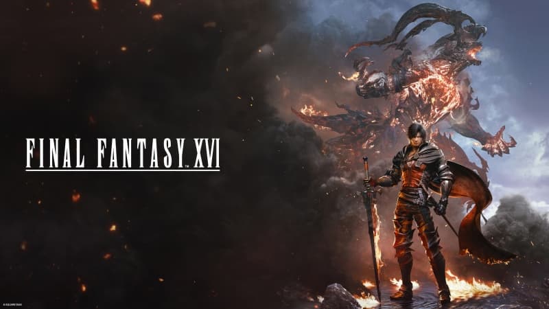 Final Fantasy XVI Cover Art Wallpaper