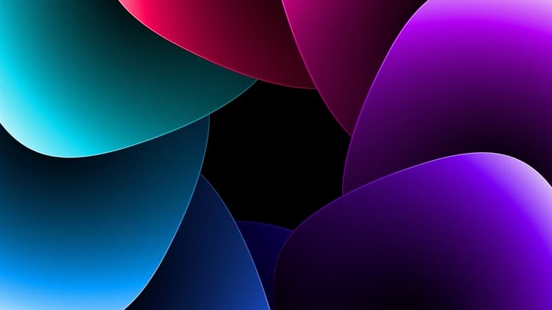 Aperture Gradient Abstract Wallpaper