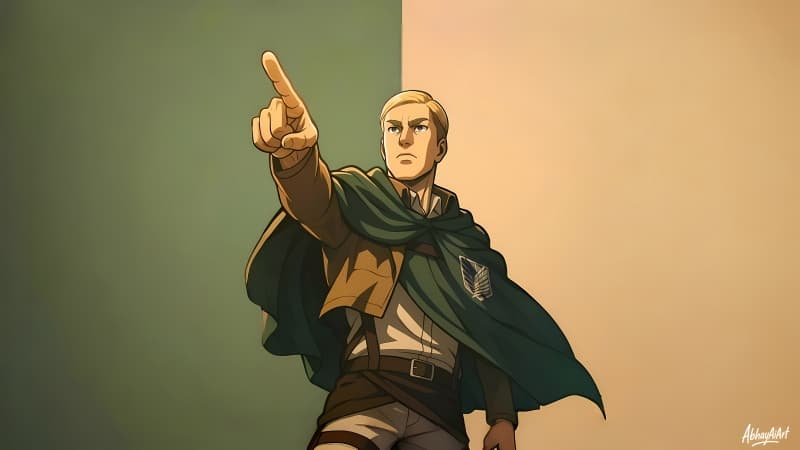 Erwin Smith Attack on Titan Wallpaper