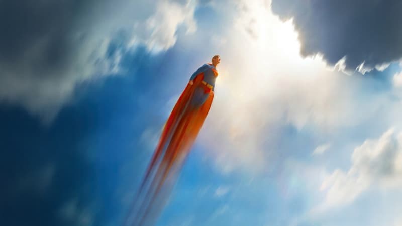 Superman Flying Wallpaper