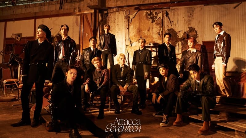 SEVENTEEN Attacca 5K Wallpaper
