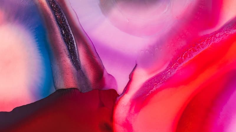 Fluid abstract Vibrant Wallpaper