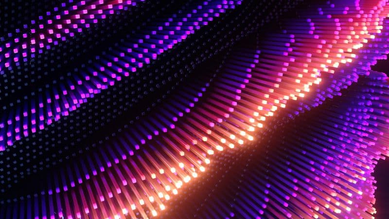 Glowing Rays Wallpaper