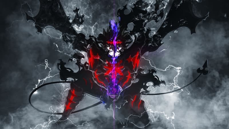 Black Asta Black Clover Wallpaper