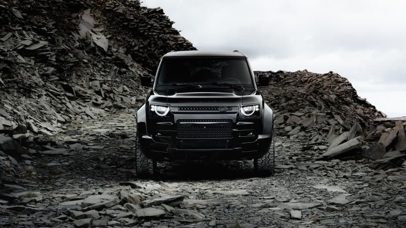 Land Rover Defender OCTA Black 2025 Wallpaper