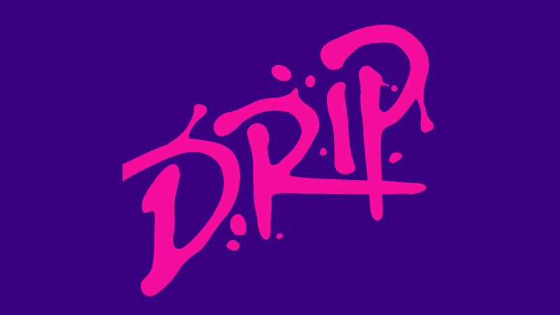 Drippy Purple background Wallpaper