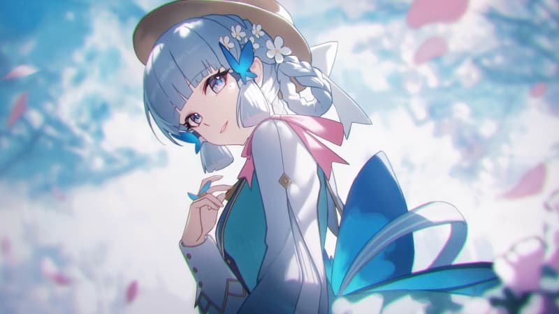 Kamisato Ayaka 5K Wallpaper