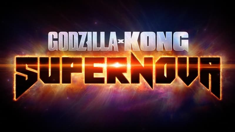 Godzilla x Kong: Supernova Logo Wallpaper