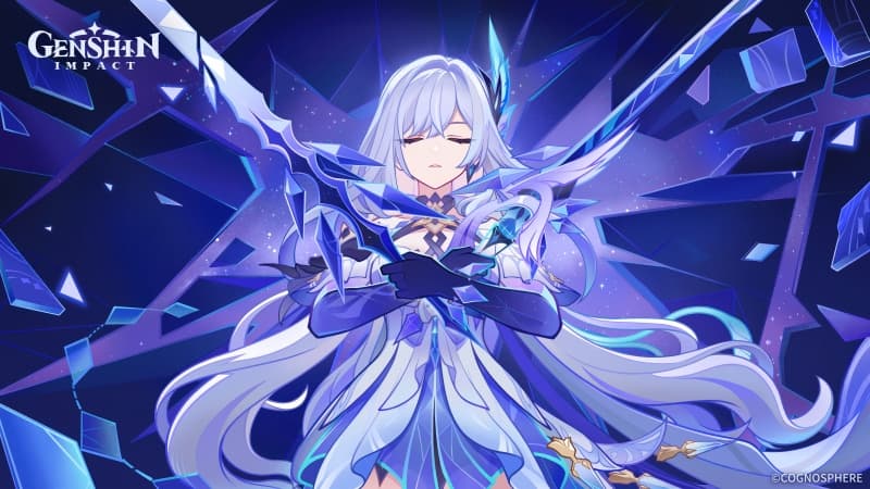 Skirk Anime girl Wallpaper