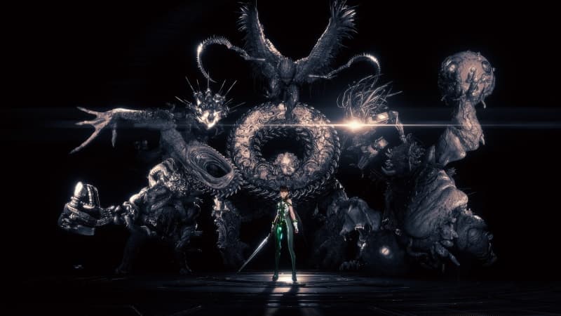 EVE (Stellar Blade) Dark background Wallpaper
