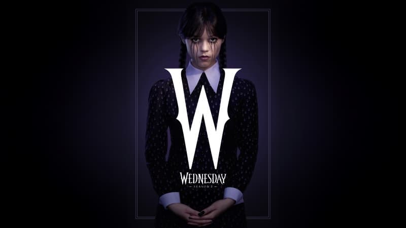Wednesday Addams Season 2 Wallpaper