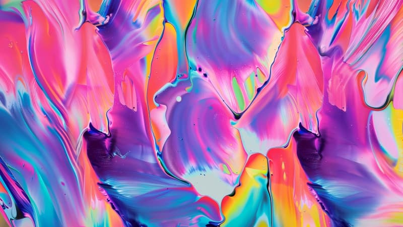 Abstract art Vibrant Wallpaper