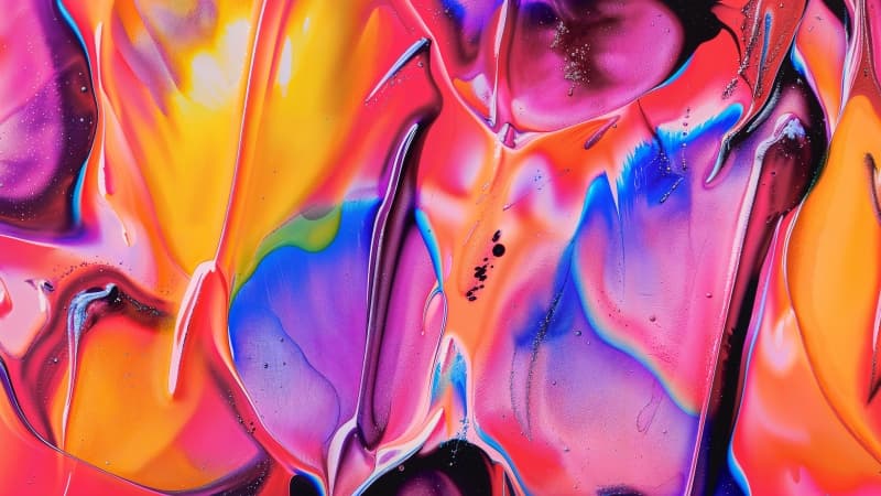 Fluid art Vibrant Wallpaper