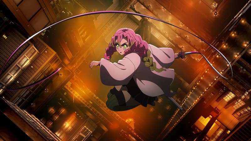 Mitsuri Kanroji Demon Slayer: Kimetsu No Yaiba Infinity Castle Wallpaper