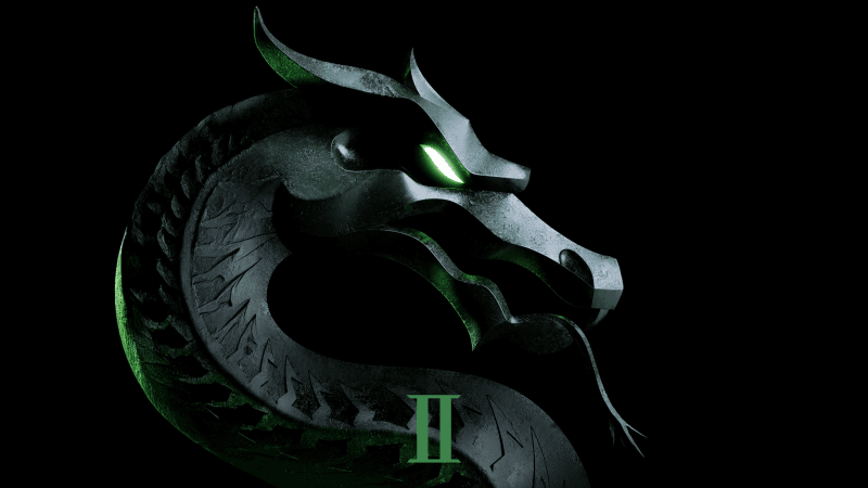 Mortal Kombat II Logo Wallpaper