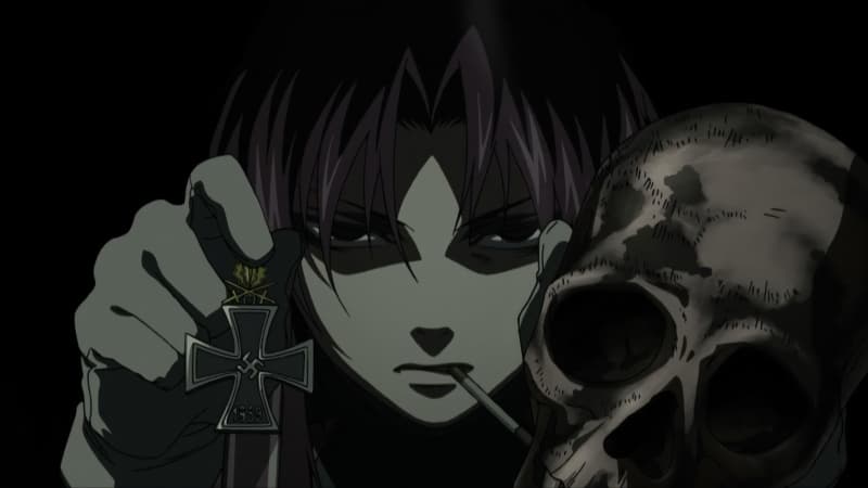 Revy (Black Lagoon) Iron Cross Wallpaper