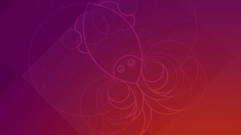 Ubuntu 18.10 (Cosmic Cuttlefish) Stock Wallpaper