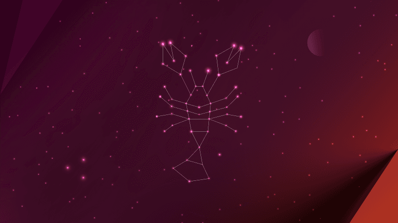 Ubuntu 23.04 (Lunar Lobster) Stock Wallpaper