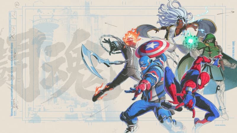 Marvel Tokon: Fighting Souls Key Art Wallpaper