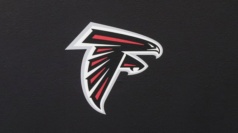 Atlanta Falcons Minimal logo Wallpaper