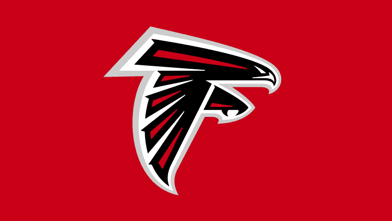 Atlanta Falcons Red background Wallpaper