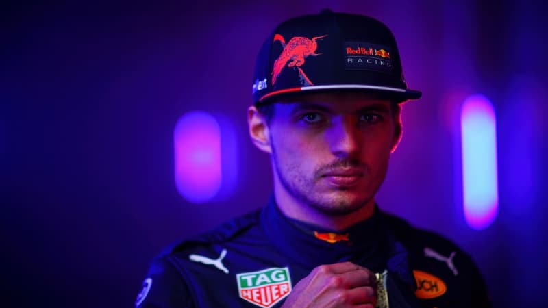 Max Verstappen Neon Wallpaper