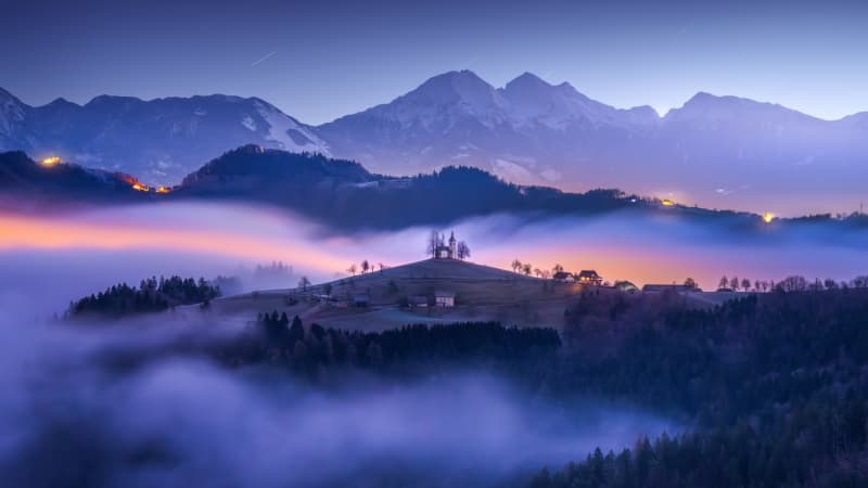 Slovenia Hilltop Wallpaper