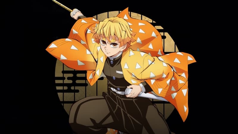 Zenitsu Agatsuma - Infinity Castle 5K Wallpaper