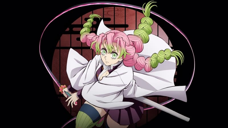 Mitsuri Kanroji - Infinity Castle 5K Wallpaper