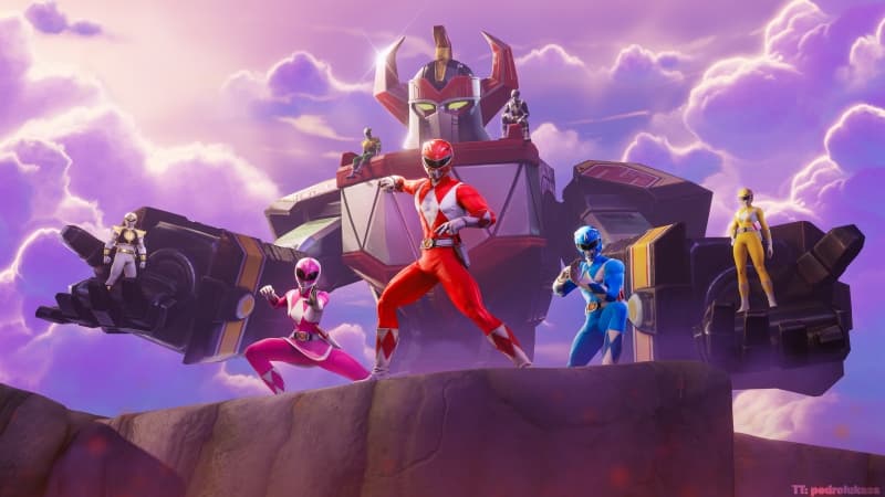 Power Rangers Fortnite Wallpaper