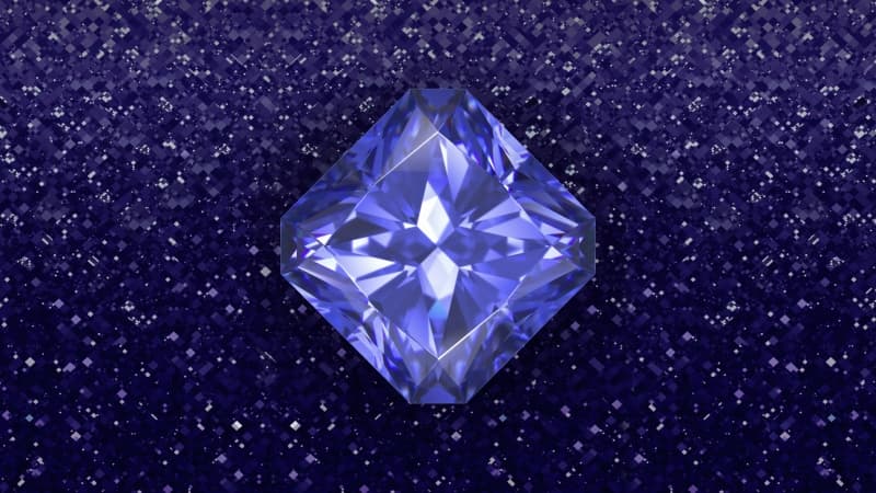 Diamond Blue aesthetic Wallpaper