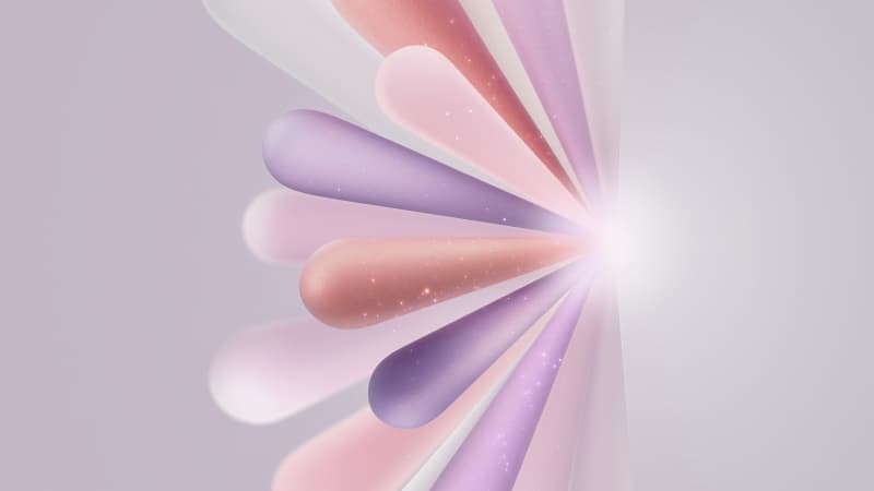 Pastel colors Abstract design Wallpaper