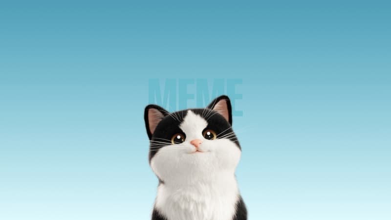 Cute Cat Cartoon Wallpaper