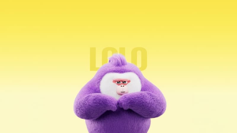 Cute gorilla Cartoon Wallpaper