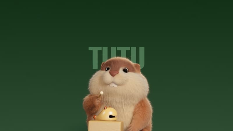 Beaver Cute cartoon Wallpaper