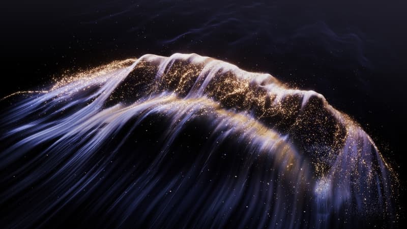 Glitter Particles Wallpaper