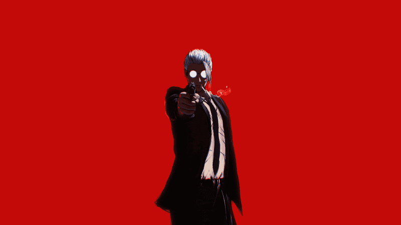 Taro Sakamoto Red background Wallpaper